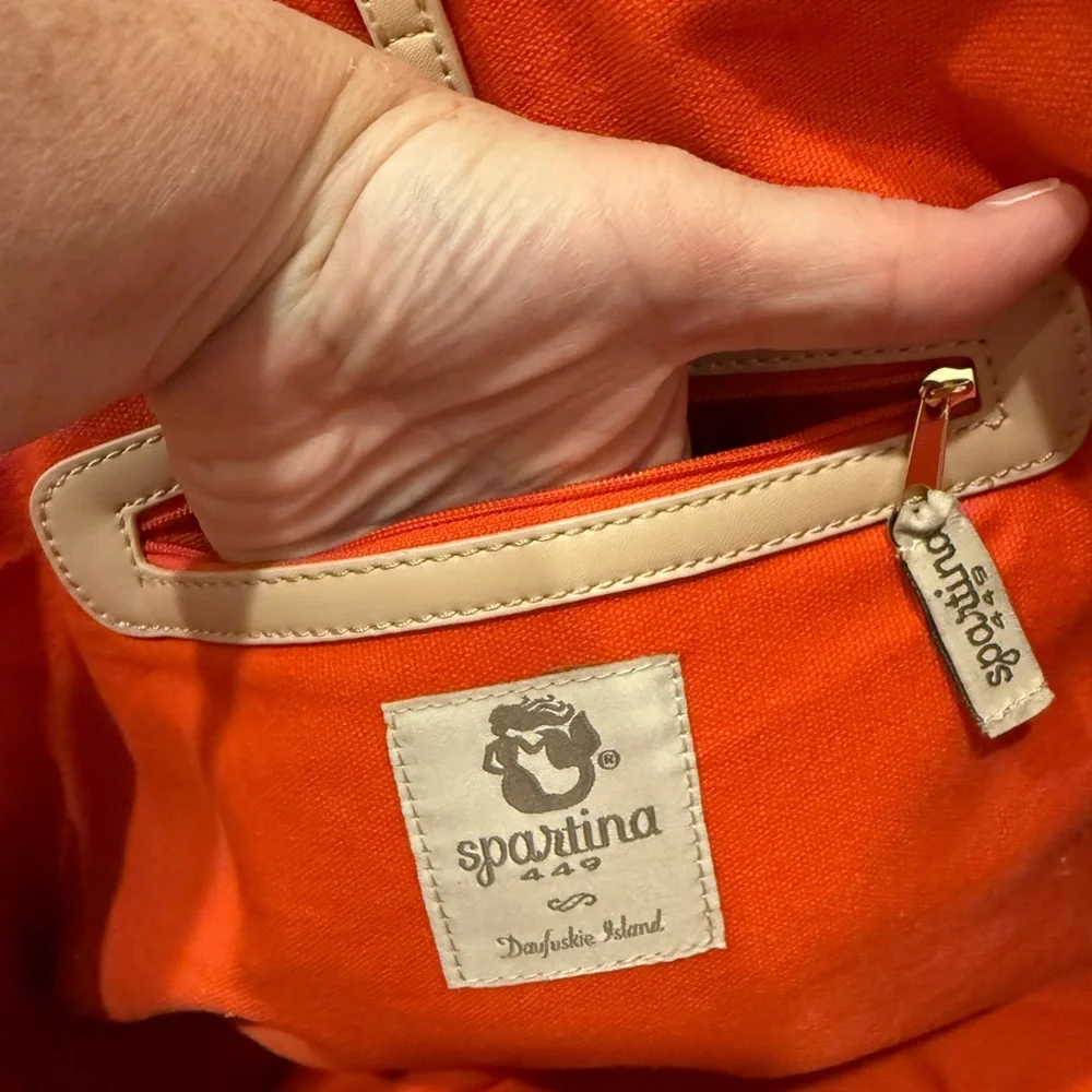 Spartina Cape Cod and Islands Tote Bag. If used, it was only once. Like new. - Picture 5 of 8